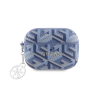 AirPods Cover - GUESS GUAP2HGCFSEB Protective Case for AirPods 2 Cube Classic Logo - Blue, wholesale price