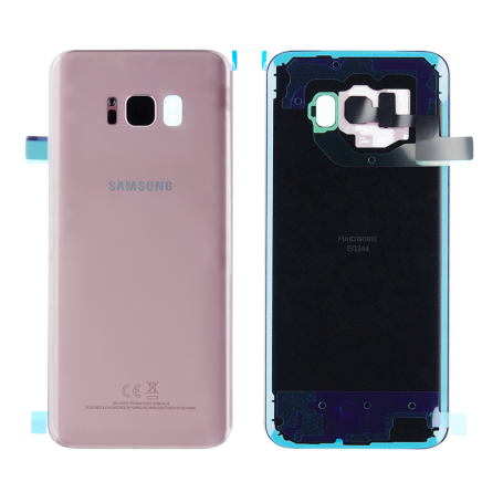 Dos, Coque, Panneau - Vitre arrière Samsung Galaxy S8 Plus (G955F) Rose (Service Pack) - GH82-14015E, prix de gros.