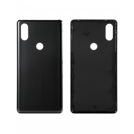 Vitre arrière Xiaomi mix 2s Noir - Avec logo + Adhesif