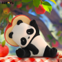 Toy, Collectible - Limited Edition Panda Roll Plush Apple Hat PVC/ABS 52TOYS - 23cm, wholesale price