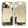 Back Frame, Housing - iPhone 15 Rear Chassis without Rear Glass without Yellow eSIM US Battery (Original Disassembled) Grade B, 