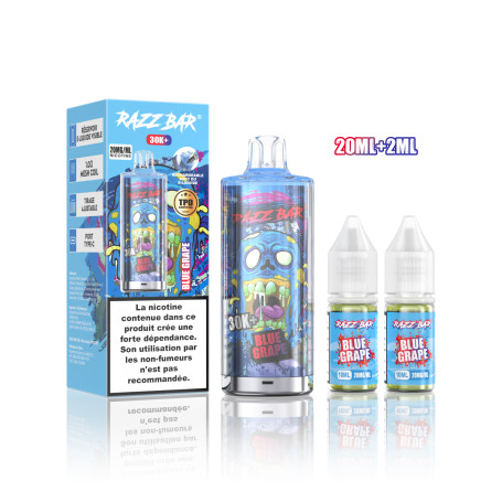 Vape Device, Disposable Vape - RAZZBAR 30K Puffs - Blue Grape Flavor, wholesale price