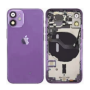 Châssis iPhone, Coque Originale - Châssis Complet iPhone 12 Mini Violet - Connecteur de Charge Sans Batterie (Origine Demonté) G