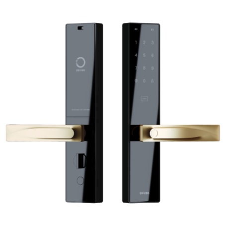Serrure intelligente, Verrou électronique - Serrure connectée WiFi S2 DC 7.5V Compatible Portes 40-120 mm - ORVIBO Smart Door Lo