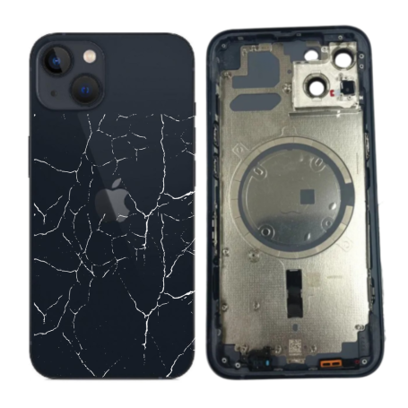 Châssis, Boîtier - Châssis Vide iPhone 13 Noir - (Origine Demonté) - Cassé, prix de gros