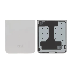 Rear Cover, Back Glass - Galaxy Z Flip7 FE (F761B) White Rear Glass (Service Pack) - GH82-37608B, wholesale price