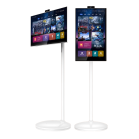 Display, Screen - 32” Mobile Smart TV (Android, 8GB+128GB) - All-in-One Touchscreen Display with 13MP Camera and Up to 7-Hour Ba