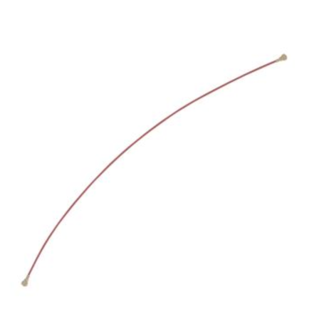 Connector Cable, Extension Cord - 112mm Coaxial Cable for Galaxy A33 5G/Tab S11 Ultra (A336B/X930/X936) Red, wholesale price