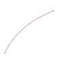 Connector Cable, Extension Cord - 112mm Coaxial Cable for Galaxy A33 5G/Tab S11 Ultra (A336B/X930/X936) Red, wholesale price