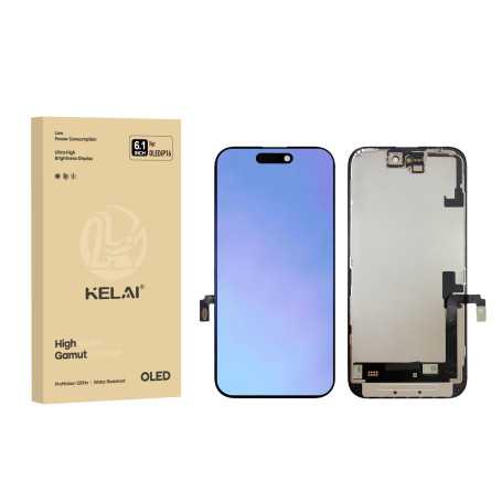 Écran, Display - Ecran iPhone 16 (Hard OLED) KELAI - Support IC Change - Taille et Épaisseur d’Origine, prix de gros.