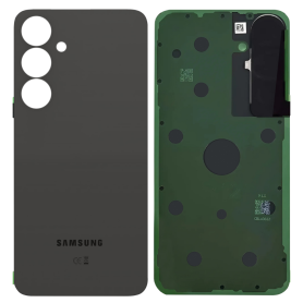 Back Glass, Rear Cover - Samsung Galaxy S24 FE (S721B) Black Rear Glass Without Lens Frame - Grade A, wholesale price