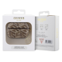 Housse, Étui, Recouvrement - Coque de Protection pour AirPods Pro Cube Charm Classic Gold Logo GUESS GUAPPGCE4CW – Marron, prix 