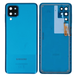 Back Glass, Rear Cover - Samsung Galaxy A12 Frameless Rear Glass with Blue Lens (Original Disassembled) - Grade B, wholesale pri