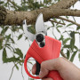 Pruning Tool, Garden Shears - Portable electric pruning shears kit with removable lithium battery, thick branch cutter, SK5 carb