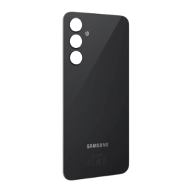 Back Glass, Rear Cover - Samsung Galaxy A34 5G (A346B) Rear Glass Frameless without Lens Black (Original Disassembled) - Grade A