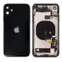 Back Glass, Rear Cover - Back Cover Housing iPhone 11 Black - Charging Connector without Battery (Original Disassembled) Grade A