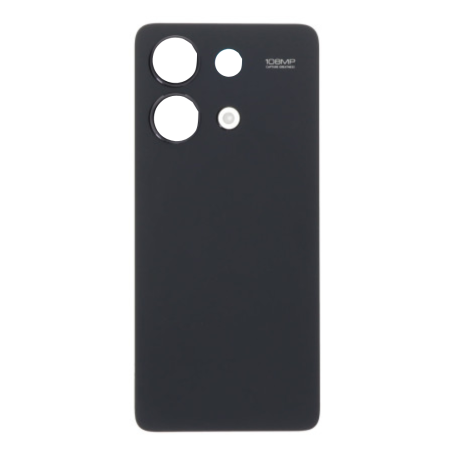 Dos, Couvercle arrière - Vitre arrière Xiaomi Redmi Note 13 5G Sans Contour Lentille Noir (Original Démonté) - Grade B, prix de 