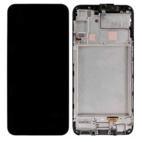 Écran, Display - Ecran Galaxy A25 5G (A256B) Noir + Châssis (Origine Demonté) - Grade A, prix de gros.