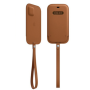 Étui, Pochette - Coque de protection pour Apple iPhone 12 Mini Housse en cuir véritable avec MagSafe MHMP3ZE/A (Apple) - Marron,