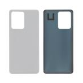 Back Glass, Rear Cover - Redmi Note 12 Pro Plus 5G White Rear Glass (No Logo), wholesale price