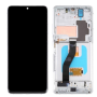 Screen, Display - Samsung Galaxy S21 Ultra 5G (G998B) Silver Screen + Frame (Original Disassembled) - Grade A, wholesale price