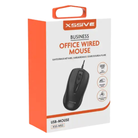 Computer Mouse - Xssive XSS-MS2N Wired Mouse, 3 Million Clicks, 125Hz, 1200 DPI, wholesale price
