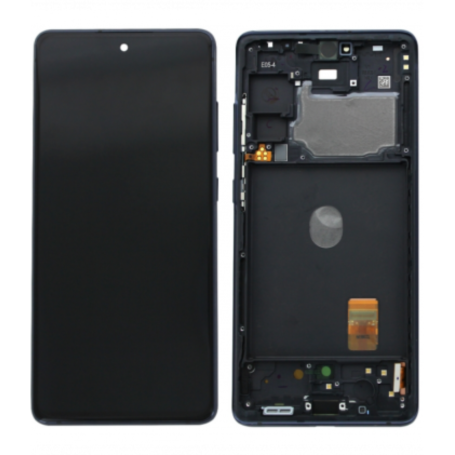 Screen, Display - Samsung Galaxy S20 FE 4G/5G 2020 (G780/G781) Blue/Black Screen + Frame (Original Disassembled) - Grade B, whol