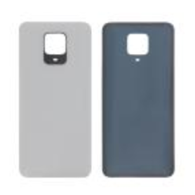 Back Glass, Rear Cover - Redmi Note 9 Pro White Rear Glass (Without Logo), wholesale price