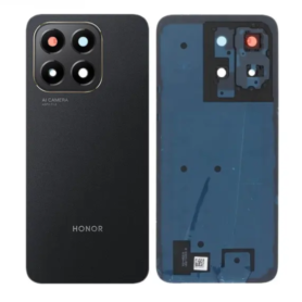 Back Glass, Rear Cover - Honor X8b Rear Glass (Original Disassembled) Black - Grade B, wholesale price