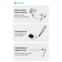 Earbuds, Headphones - Bluetooth ANC Wireless Earphones with Devia AI TWS Pro4 Screen - White, wholesale price