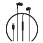 Earbuds, Headphones - Wired Metal In-Ear Earphones Devia Smart Series M1 EM110 - Black, wholesale price