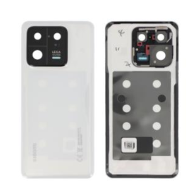 Back Glass, Rear Cover - Xiaomi 13 Pro White Rear Glass (Service Pack) - 56001900M200, wholesale price