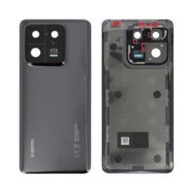 Back Glass, Rear Cover - Xiaomi 13 Pro Black Rear Glass (Service Pack) - 56001800M200, wholesale price