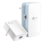 Répéteur Wi-Fi, Extendeur de Réseau - Kit Adaptateur CPL Powerline AV1000 et Wi‑Fi AC Bi‑Bande Gigabit TP-Link TL-WPA7517 KIT - 