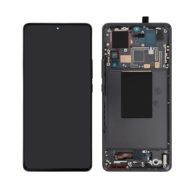 Screen, Display - Xiaomi 12 Pro Black Screen + Frame (Original Refurbished), wholesale price