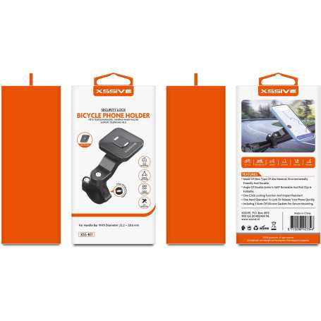 Porte-Téléphone, Support Mobile - Support Vélo pour Téléphone XSSIVE XSS-B11, prix de gros.