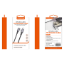 Charging Cable, Data Cable - Braided Cable 60W USB-C / USB-C 1m XSSIVE XSS-BR1MCC 90°, wholesale price