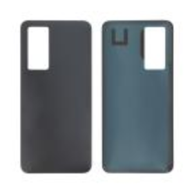 Back Glass, Rear Cover - Xiaomi 12T Pro Black Rear Glass (Without Logo), wholesale price