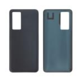Back Glass, Rear Cover - Xiaomi 12T Black Rear Glass (Without Logo), wholesale price
