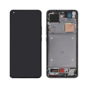 Display, Screen - Xiaomi Mi 11 Pro Black Screen + Frame (Original Refurbished), wholesale price