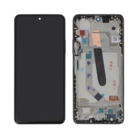 Écran, Display - Ecran Xiaomi Mi 11i 5G Noir + Châssis (Original Reconditionné), prix de gros.