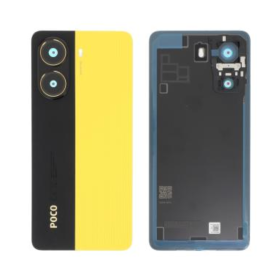Vitre arrière, Dos - Vitre Arrière Poco X7 Pro Jaune (Service Pack) - 56002800O1000, prix de gros.