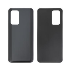 Back Glass, Rear Cover - Poco F5 Pro Black Rear Glass (Without Logo), wholesale price