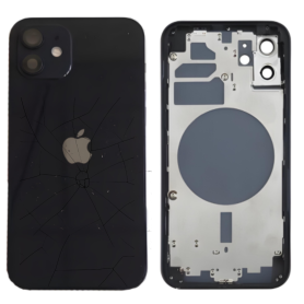 Châssis, Carcasse - Châssis Vide iPhone 12 Mini Noir (Origine Demonté) - Cassé, prix de gros.