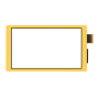 Écran, Display - Vitre Tactile Nintendo Switch Lite Jaune, prix de gros.
