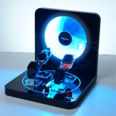 Smartwatch Display - Remax smartwatch screen stand DJ-15 silver, wholesale price