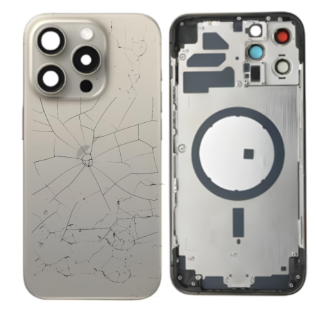 Mobile Phone Housing - Chassis Empty iPhone 14 Pro Gold (Origin Disassembled) - Broken, wholesale price