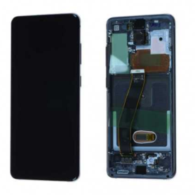 Screen, Display - Ecran Samsung Galaxy S20 Plus 4G/5G (G985F/G986F) Noir + Châssis (Service Pack) - GH82-31441A/31442A/31444A/31