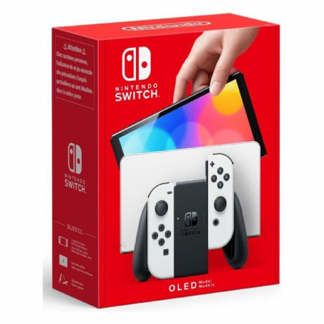 Console de jeu, Station de jeux - Console Nintendo Switch OLED + JOY CON(Prise JP) - Blanc, prix de gros.