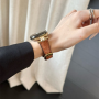 Bands, Straps - Loop Bracelet for Apple Watch - Genuine Leather - Brown and Gold, wholesale price